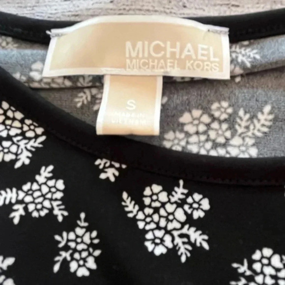 Michael Kors Black Flared Sleeve Blouse - Picture 8 of 8